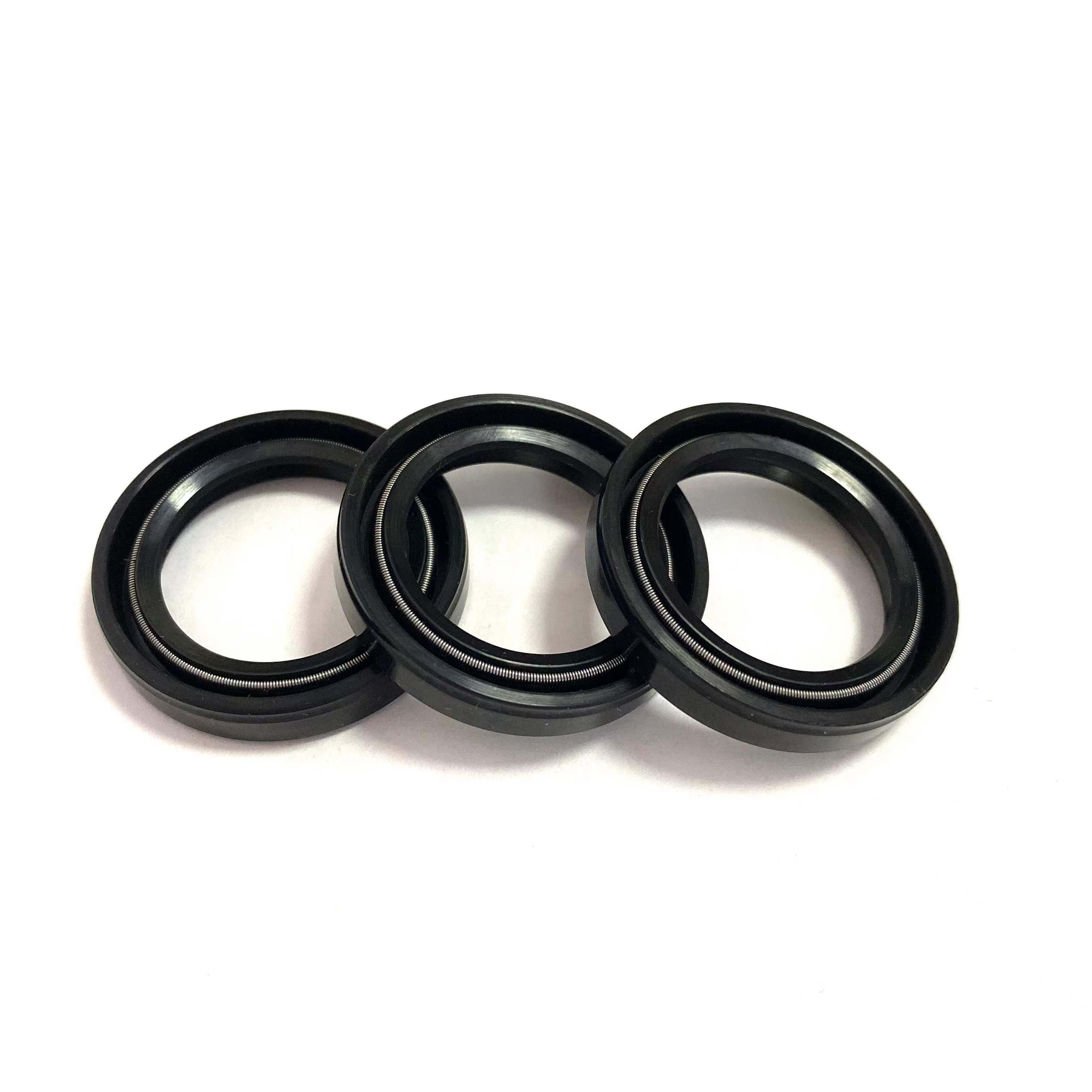 XTSEAO Shaft Oil Seal TC25x35x6 Rubber Covered Double Lip w/Garter Spring