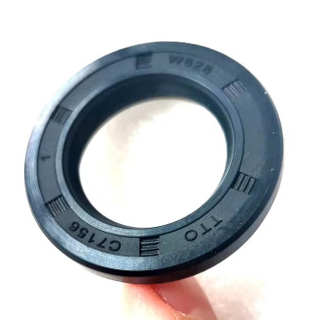 FKM NBR TTO W828 C7156 23.3*37.5*5.5 Double Oil Seal Combined Oil Seal Black Color NBR Material